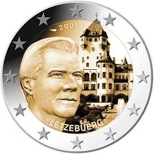 Luxemburg 2 € 2008 Chateau de Berg Coincard Luxemburg 2 € 2008 Chateau de Berg Coincard