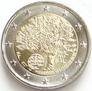 Portugal 2 € 2007 EU-Präsidentschaft Coincard