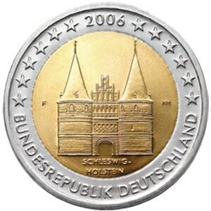 Deutschland 2 € 2006 Holstentor "alle 5"