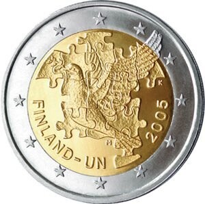Finnland 2 € 2005  60 Jahre UNO