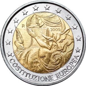 Italien 2 € 2005 Europäische Verfassung Italien 2 € 2005 Europäische Verfassung