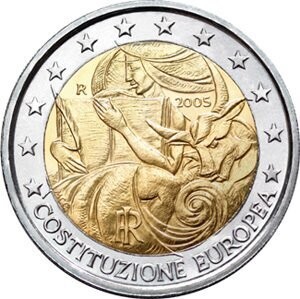 Italien 2 € 2005 Europäische Verfassung