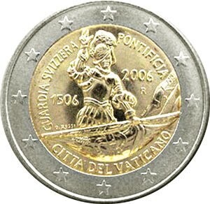 Vatikan 2 € 2006 Schweizer Garde Vatikan 2 € 2006 Schweizer Garde