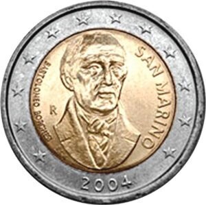 San Marino 2 € 2004 Borghesi