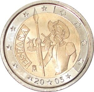 Spanien 2 € 2005 Don Quichote