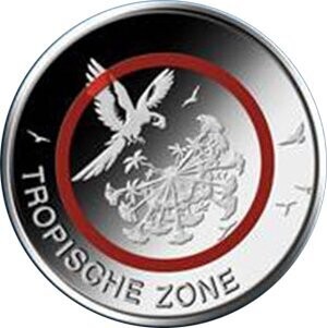 BRD 5 € Tropische Zone 2017 - 1 Münze Pol. Platte, Prägestätte A