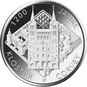 BRD 20 € 2022 Kloster Corvey Pol. Platte