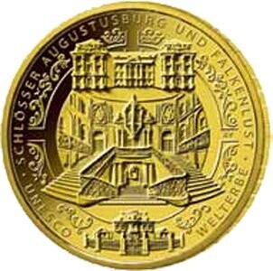 BRD 100 € Gold 2018 BRD 100 € Gold 2018 "Schlösser in Brühl"