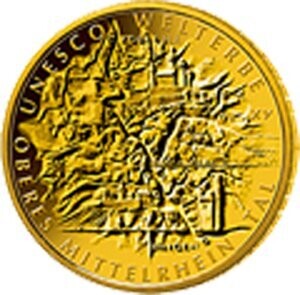 BRD 100 € Gold 2015 BRD 100 € Gold 2015 "Mittelrheintal"