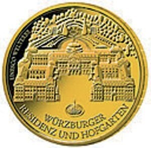 BRD 100 € Gold 2010 BRD 100 € Gold 2010 "Würzburg"