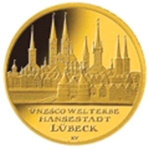 BRD 100 € Gold 2007 "Lübeck"