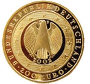 BRD 200 € Gold 2002 BRD 200 € Gold 2002 "€uro-Einführung"