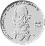 BRD 10 € 2015 "v. Bismarck" (J 596) Pol. Platte
