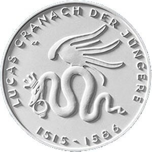 BRD 10 € 2015 "Lucas Cranach" (J 600) Pol. Platte