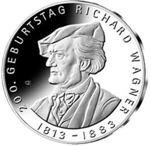BRD 10 € 2013 "Richard Wagner" (J 580) Pol. Platte