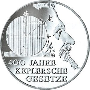 BRD 10 € 2009 "Johannes Kepler" (J 543) Pol. Platte