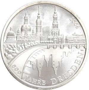 BRD 10 € 2006 BRD 10 € 2006 "Dresden" (J 522) Stgl.