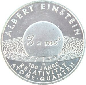 BRD 10 € 2005 "Albert Einstein" (J 514) Pol. Platte