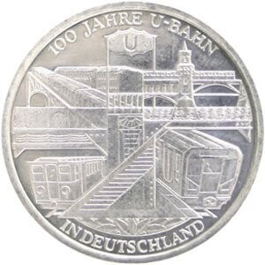 BRD 10 € 2002 "100 Jahre U-Bahn" (J 491) Stgl.