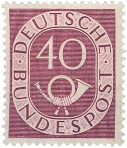 BRD 133 BRD 133 "40 Pf. Posthorn" postfrisch