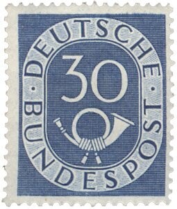 BRD 132 BRD 132 "30 Pf. Posthorn" postfrisch