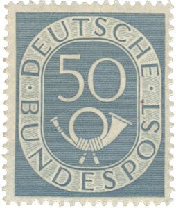 BRD 134 BRD 134 "50 Pf. Posthorn" postfrisch