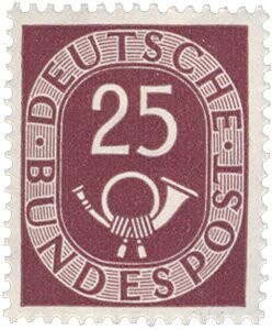 BRD 131 "25 Pf. Posthorn" postfrisch