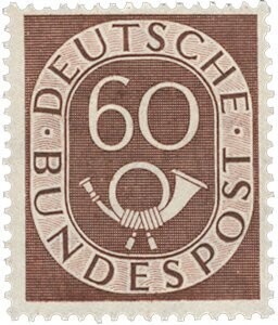 BRD 135 BRD 135 "60 Pf. Posthorn" postfrisch