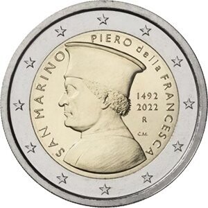 San Marino 2 € 2022 della Francesca
