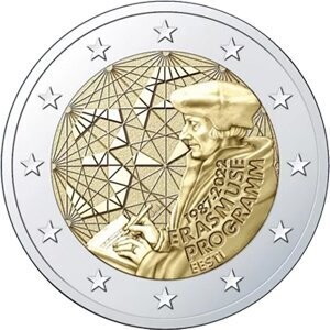 Estland 2 € 2022 ERASMUS Gemeinschaftsausgabe Estland 2 € 2022 ERASMUS Gemeinschaftsausgabe