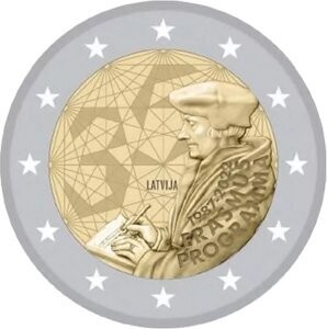 Lettland 2 € 2022 ERASMUS Gemeinschaftsausgabe