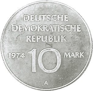 J 1551 - 10 M. 25 J. DDR Stgl.