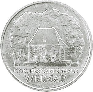 J 1585 - 5 M. Goethes Gartenhaus Stgl.