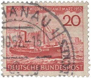 BRD 152 "Helgoland" gestempelt