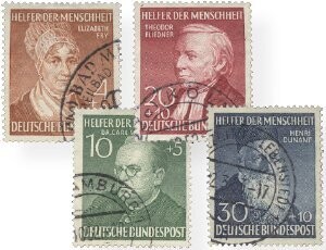 BRD 156-59 BRD 156-59 "Wohlfahrt" gestempelt