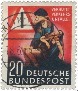 BRD 162 BRD 162 "Unfallverhütung" gestempelt