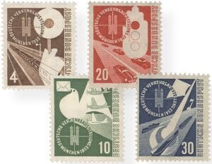 BRD 167-70 "Verkehrsausstellung" postfrisch