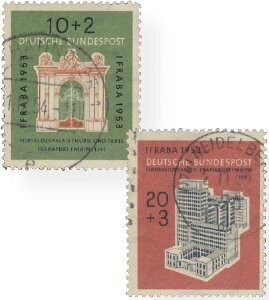 BRD 171-72 "IFRABA" gestempelt