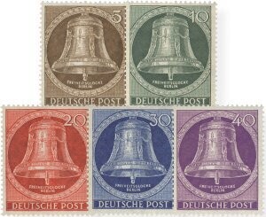 Berlin 101-05 "Glocke III (Mitte)" postfrisch
