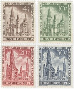 Berlin 106-09 "Gedächtniskirche" postfrisch