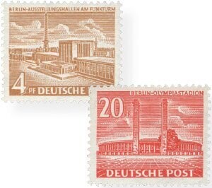 Berlin 112-13 "Bauten-Ergänzungs-Werte" postfrisch
