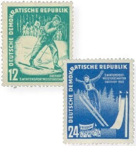 DDR 298-99 "Wintersport"postfrisch