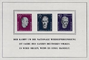 DDR (606-08) Block 15 "Buchenwald" postfrisch