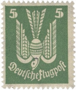 Dt. Reich 344 Y "5 Pf. lieg. Wz." postfrisch