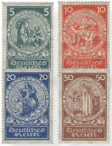 Dt. Reich 351-54 Dt. Reich 351-54 "Nothilfe" postfrisch