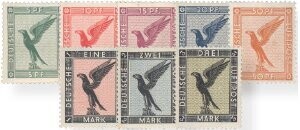 Dt. Reich 378-84 "Flugpost Adler" postfrisch