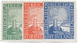 Dt. Reich 372-74 "Rheinland" postfrisch