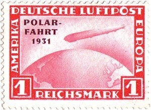 Dt. Reich 456 "1 M. Polarfahrt" * mit Falz