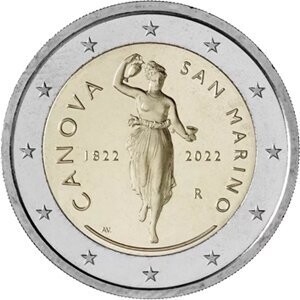 San Marino 2 € 2022  "Canova"