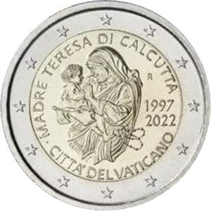 Vatikan 2 € 2022 "Mutter Teresa"